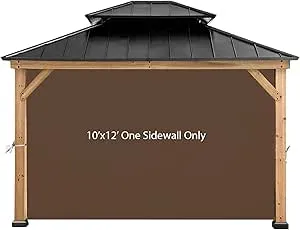 coastshade gazebo replacement sunwall for 8x8 summer outdoor gazebo,1 panel sidewall only