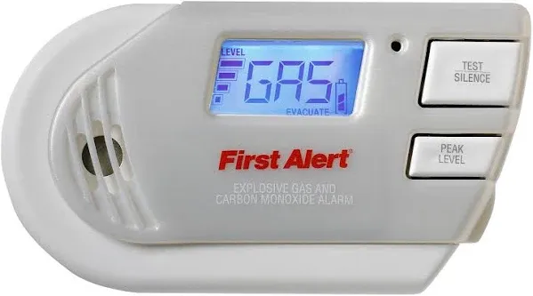 First Alert Explosive Gas Carbon Monoxide Alarm