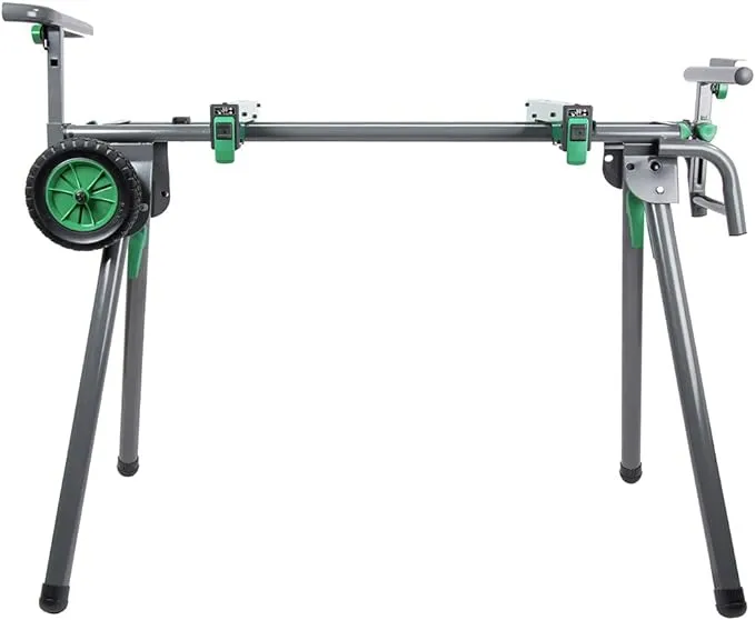 Metabo HPT Miter Saw Stand | Universal, Portable, Quick-release Mounting Brackets | Accepts up to a 12-inch Sliding Miter Saw | Supports up to 400 lbs | UU240F