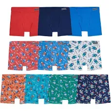 Fruit of the Loom Boys' 6-Pack Cotton Boxer Briefs