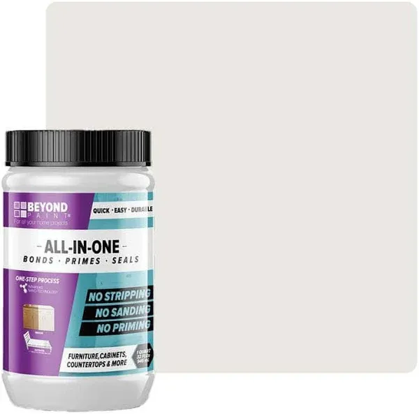 Beyond Paint All-In-One Refinishing Paint Bright White 1-Qt.