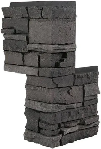 GenStone Faux Stacked Stone 90 Degree Outside Corner