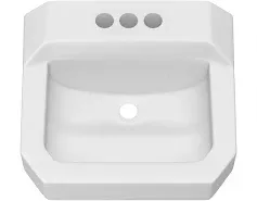 PROFLO PF5414 19-5/8" Wall Mounted Rectangular Bathroom Sink