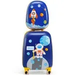 2 Pieces Kids Luggage Set with Backpack and Suitcase for Travel