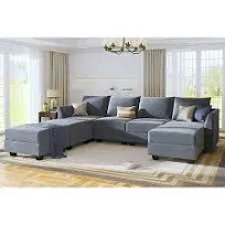 Honbay Sectional Couch Sofa Storage