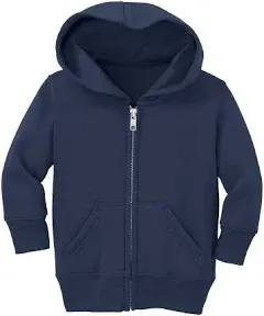 Port & Company Infant Core Fleece Full-Zip Hooded Sweatshirt