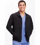 Healing Hands Purple Label Jonathan Men's 6-Pocket STRETCH Bomber Scrub Jacket