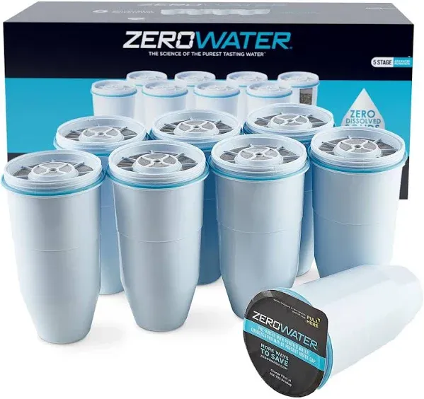 Culligan ZeroWater Official Replacement Filter - 5-Stage 0 TDS Filter Replace...