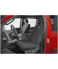 Rough Country Neoprene Front Seat Covers (Black) - 91016