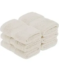 Superior 900 GSM Solid Egyptian Cotton 6-Piece Face Towel Set