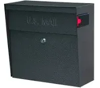 Mail Boss Wall Mount Mailbox Locking+Outgoi<wbr/>ng Mail Slot+Galvanize<wbr/>d Steel Galaxy