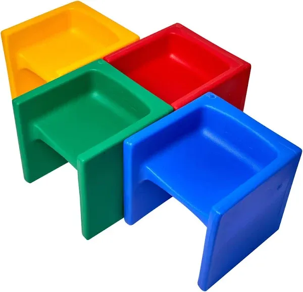 Children's Factory Cube Chairs Set of 4