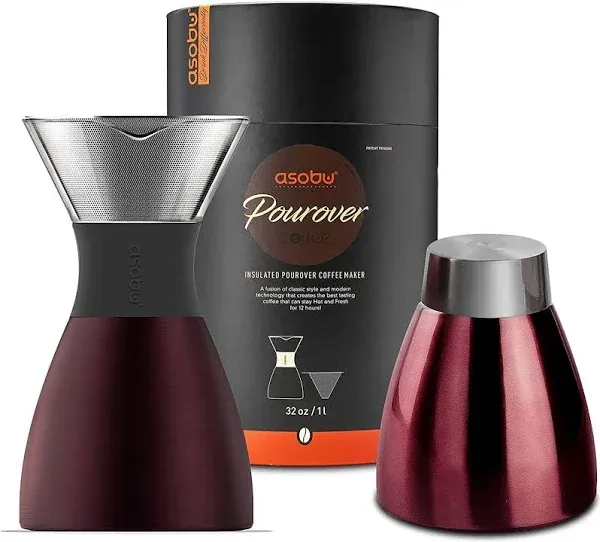 AdNart Pour Over Coffee Maker Black