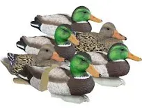 Higdon Outdoors 19023 Standard Mallard Floaters Mallard Species Multi Color Foam Filled 6 Pack