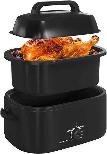 ZOKSUN 26 Quart Electric Turkey Roaster Oven