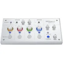 Roland Bridge Cast Dual Bus Audio-Streamin<wbr/>g Gaming Mixer w/ Cable