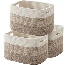 OIAHOMY Woven Storage Basket Pack of 3