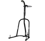 2 Station Heavy and Speed Bag Stand, Dual Heavy Duty, Powder Coated Steel New