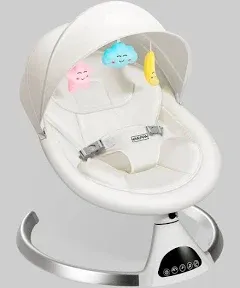 Electric Baby Swings for Infants to Toddler, Portable Babies Rocker Bouncer