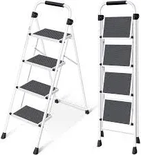 KINGRACK 4 Step Folding Step Ladder