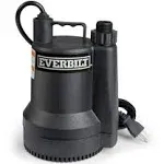 Everbilt SUP54-HD 1/6 HP Plastic Submersible Utility Pump