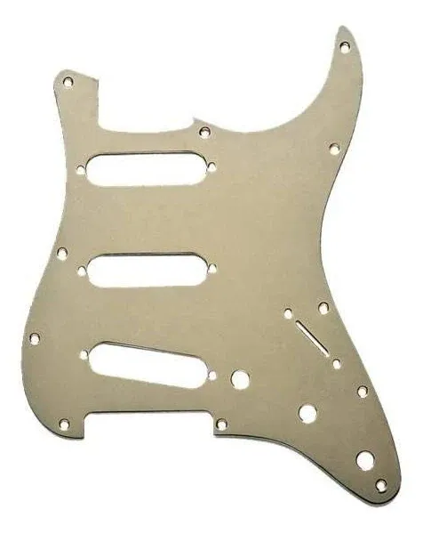 Guitar Pickguard for Fender US Stratocaster Start SSS 11 Hole Vintage Yellow