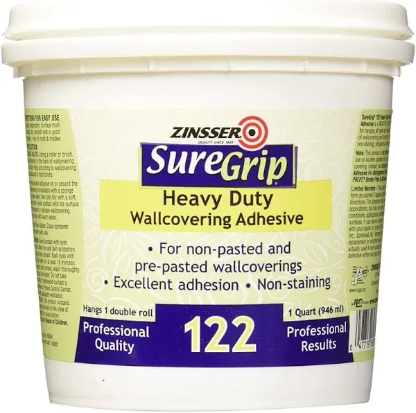 Zinsser SureGrip 122 Wallcovering Adhesive