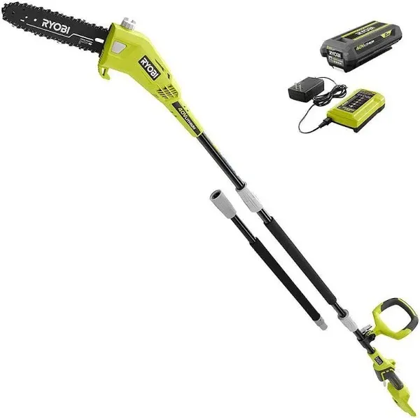 RYOBI Cordless Battery Pole Saw 40V 10&#034; Automatic Oiler W/ Battery + Charger