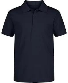 Nautica Boys' School Uniform Short Sleeve Polo Shirt