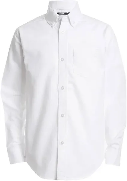 Boys white button down shirt