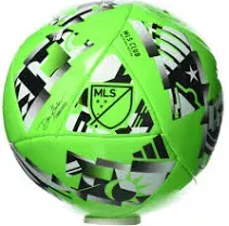 adidas MLS Club Soccer Ball Solar Green