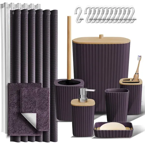 Clara Clark Bathroom Accessories Set Bathroom Set, Bathroom