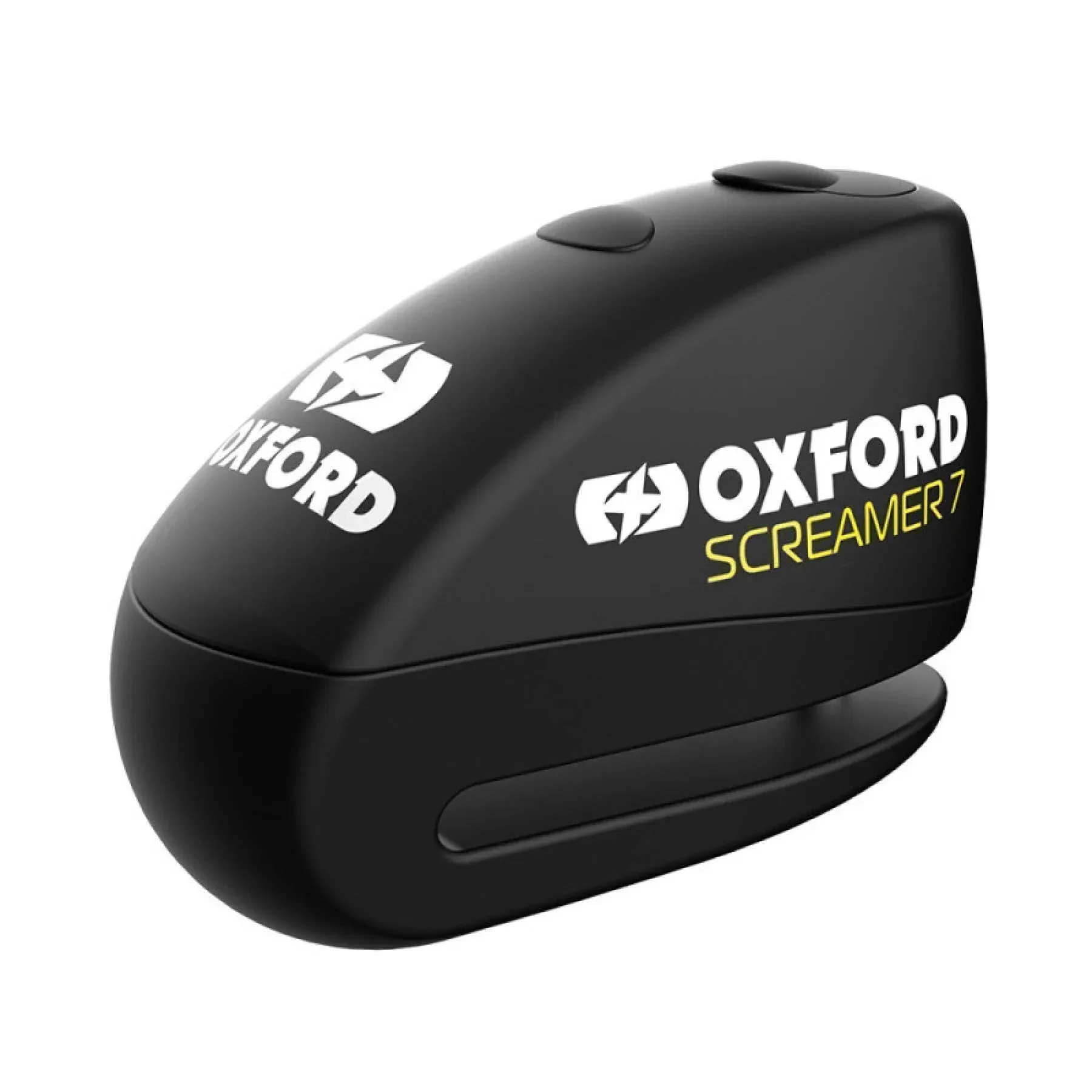 Oxford Screamer 7 Attack Activated Disc Lock Alarm - Black (LK289)