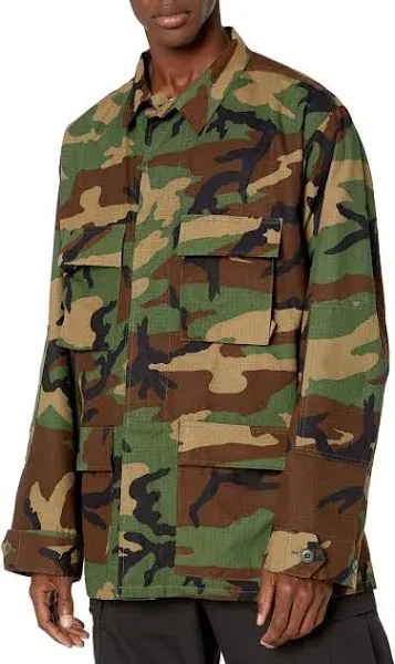 Propper BDU 4-Pocket Coat Cotton Long Woodland Camo, Size: Medium