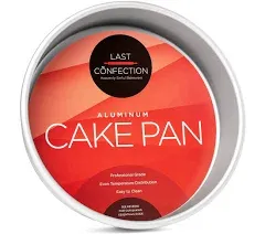 Last Confection 9" x 2" Aluminum Round Cake Pan - Professional Bakeware