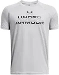 Under Armour Boys' Tech Split Wordmark Short Sleeve T-Shirt