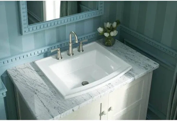 Kohler 114605  Utility Sinks, 22-5/8&#034; Length x 19-7/16&#034; Width x 7-7/8&#034; Depth, Wh