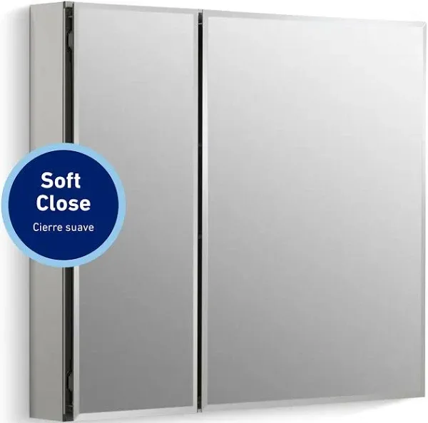 KOHLER CB-CLC3026FS Frameless Double Door 30x26in Bathroom Medicine Cabinet -...