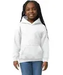 Gildan Youth Heavy Blend 8 oz. 50/50 Hood - G185B - White - L