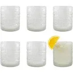 Hobnail Drinking Glasses; Old-Fashioned Beverage and Bar Glasses