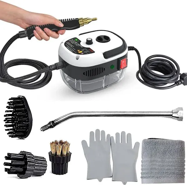 Asupermall 2500W Portable Handheld Steam Cleaner