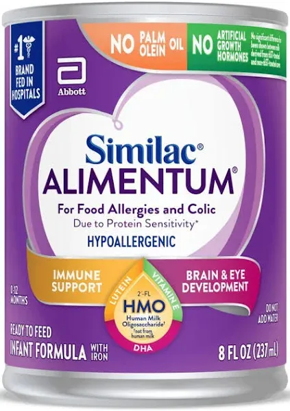 Similac Alimentum Ready to Use Infant Formula, 1-Quart Bottle