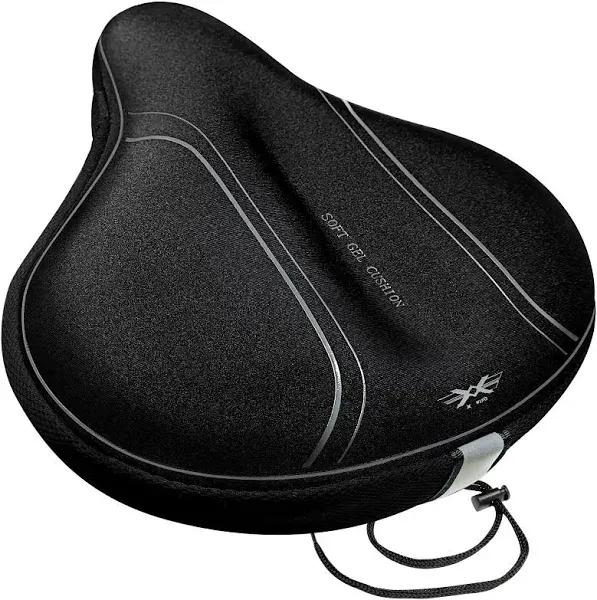 Bike Seat Cover Padded with Memory Foam or Gel, Bicycle Saddle Soft for Men Wome