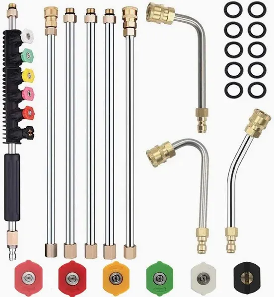 Pressure Washer Wand Extension Replacement Lance 97 Inch 1/4&#034; Connect 4000 PSI