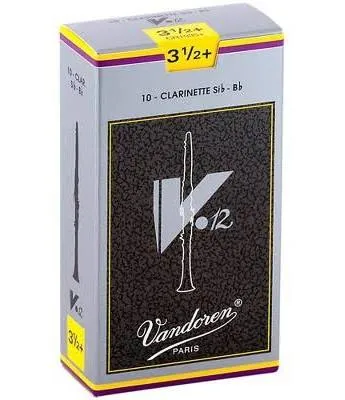 Vandoren CR1935+ Bb Clarinet v.12 Reeds Strength 3.5+ Box of 10