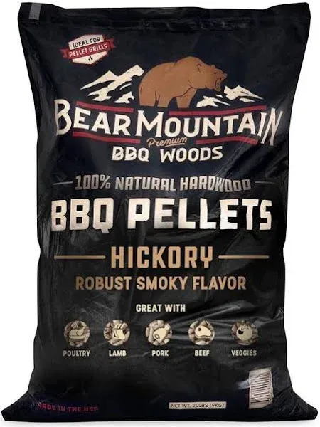 Bear Mountain BBQ Pellets/Hickory