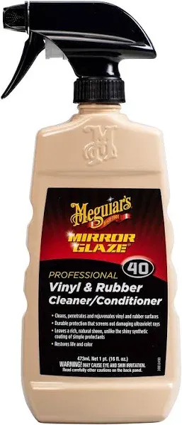 Meguiar's M40 Mirror Glaze Vinyl & Rubber Cleaner & Conditioner M4016