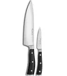 Wusthof Classic Ikon Black Knife Set 2 Piece