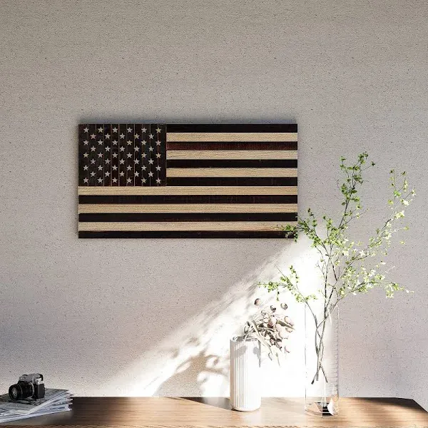 Williston Forge American Flag Wall Décor