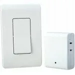 Coleman Cable, Woods, White, Wireless Wall Switch Remote, 59773WD